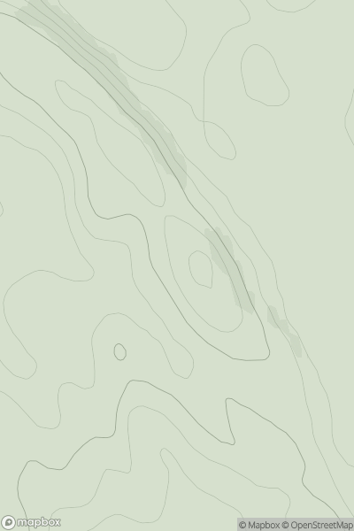 Thumbnail image for Druim Fada [Mull and Nearby Islands] [NM464552] showing contour plot for surrounding peak